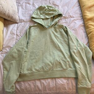 Outdoor Voices Green Hoodie Small (minor flaws)